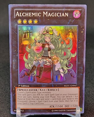 Yugioh Alchemic Magician 1st Edition REDU-EN047 Yu-Gi-Oh Card-image