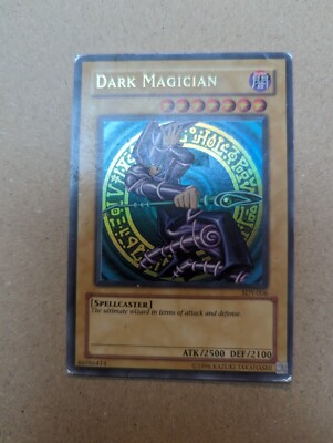 1996 Yugioh Yu-gi-oh card 1st edition Dark Magican SDY-006 Holographic Holo-image
