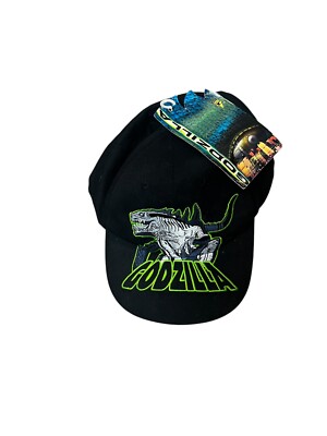 Godzilla Deadstock 1998 90s Movie Promo Hat Vintage NEW-image