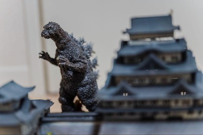 M1 Godzilla Figure Painted Garage Kit Ultraman Bandai Figures-image