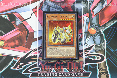 YuGiOh Salvagent Driver SP18-EN004 1st Edition Starfoil Rare-image
