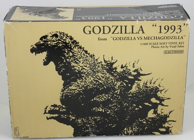 Kaiyodo 1/400 Soft Vinyl Kit Godzillavs Mecha Godzilla Godilla 1993 -image