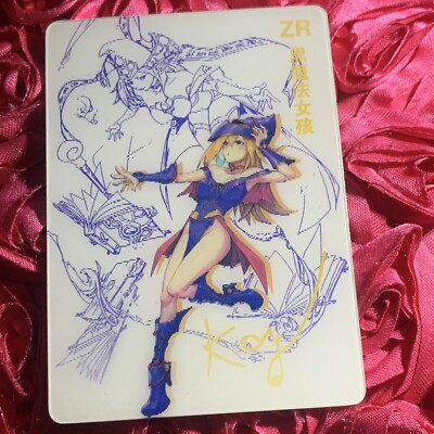 Dark Magician Girl YU-GI-OH! Lenticular INFLUENCER Waifu Anime Girl Card-image