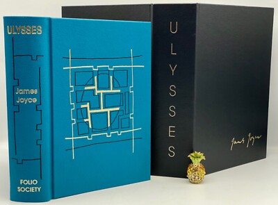 Folio Society ULYSSES Collectors LIMITED Edition GOATSKIN LeatherBound #549 RARE-image