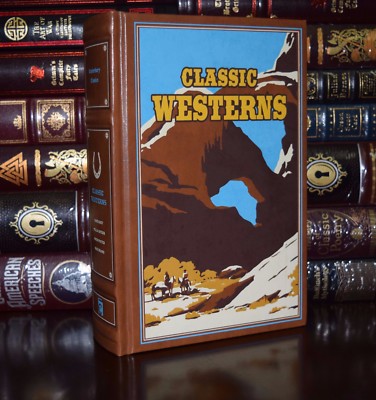 Classic Westerns Zane Grey Cather Wister Brand New Leather Bound Collectible-image