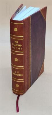 Collected Poems Of G. K. Chesterton 1932 By G. K. Chesterton [Leather Bound]-image