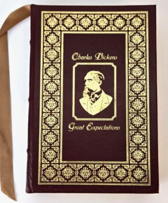 Easton Press GREAT EXPECTATIONS by Charles Dickens Leather Bind Gold Gilt Pages-image