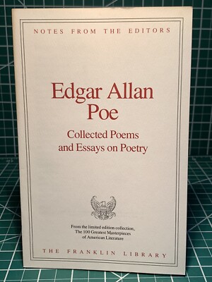 Franklin Library: Edgar Allan Poe Collected Poems & Essays Editor’s Notes-image