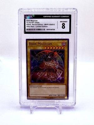 Dark Magician - Secret Rare LE CGC 8 - DSoD: Secret Edition #MVP1-ENS54-image