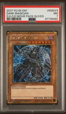 2017 GOLD EDITION PSA 7 MVP1-ENGV3 DARK MAGICIAN-image