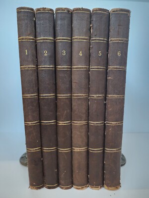 POETICAL WORKS Henry Wadsworth Longfellow SET 6V Complete POETRY Illustrated 1st-image