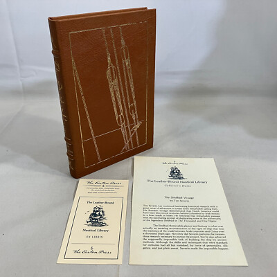 The Sindbad Voyage by Tim Severin Easton Press Nautical Library 1988 Leather HC-image