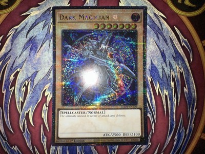 🔥Yugioh! Dark Magician 7th Art MISPRINT QCR RA04-EN106 Quarter Century Stampede-image