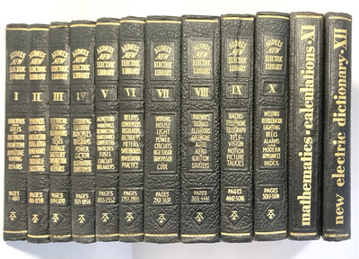 Audel's New Electric Library Books 12 Volume Set 1948-image