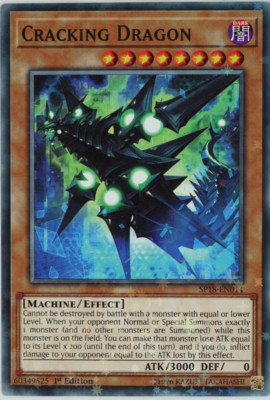 Yugioh Cracking Dragon SP18-EN014 Starfoil Rare 1st Edition-image