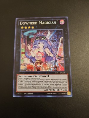 Yugioh! MP Downerd Magician - MP14-EN225 - Secret Rare - 1st Edition B-image