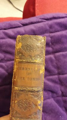 Chronicles of the Tombs by Thomas Joseph Pettigrew 1857 Leather & Boards RARE-image