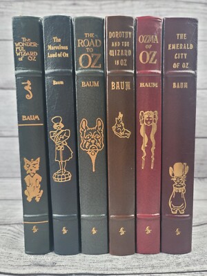 Easton Press WIZARD OF OZ COLLECTION L Frank Baum 6 Vols -Illustr. John R. Neill-image