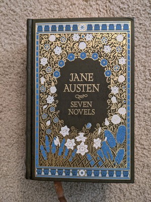 Jane Austen Seven Novels 2007 Barnes & Noble Leather Bound Collectors Edition VG-image