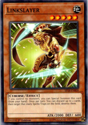 Linkslayer SP18-EN009 Yu-Gi-Oh! Light Play 1st Edition -image