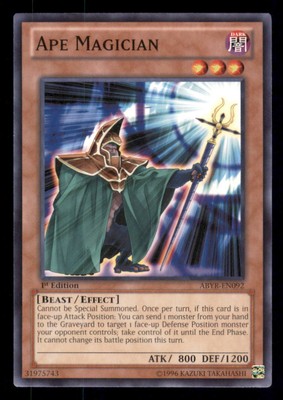 Yu-gi-oh Ape Magician #ABYR-EN092 Abyss Rising LP-image