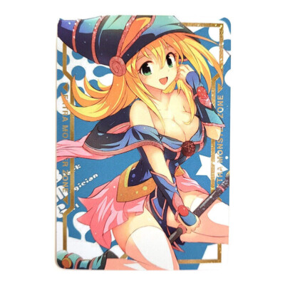 Doujin Art Waifu Anime Holo Foil ACG Card 1050 - Yu-Gi-Oh Dark Magician Girl-image