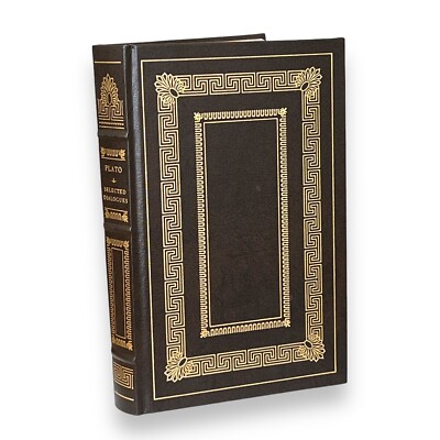 Selected Dialogues by Plato Collectible Leather Book Franklin Library 1983-image