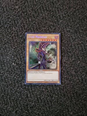 YuGiOh Promo Card Dark Magician Holk Secret Rare MP-LP OC1586-image