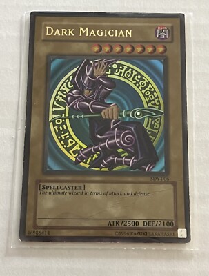 Yu-Gi-Oh! TCG Dark Magician SDY-006 (Starter Deck Yugi) Damaged-image