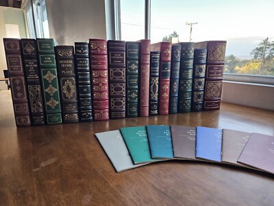 Franklin Library 100 Greatest Books of All Time - Lot of 15 - With Pamphlets-image