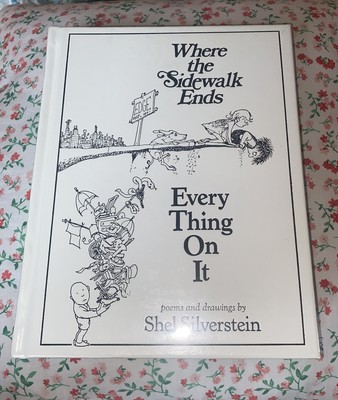 Where the Sidewalk Ends Every Thing On It Shel Silverstein Leather Bound SEALED-image