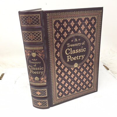 A Treasury of Classic Poetry Leather Dickinson Frost Keats Poe Shakespeare B&N-image