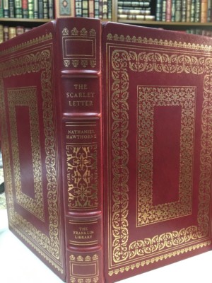Franklin Library: NATHANIEL HAWTHORNE: SCARLET LETTER: BOSTON: 17th CENTURY SEX-image