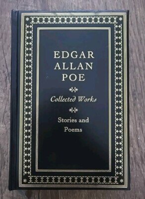 2009 Edgar Allan Poe Collected Works Stories & Poems Canterbury Book Leather-image