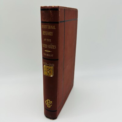 The Constitutional & Political History of the United States 1859-1861 Von Holst-image