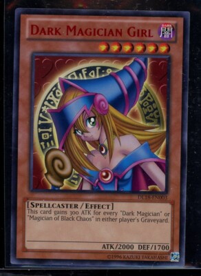 YuGiOh Dark Magician Girl DL18-EN003 *RED TEXT* Duelist League Promo Card M/NM-image