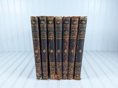 Great Men and Famous Women 1894 Selmar Hess Volume 1-6+8 - Missing Volume 7-image