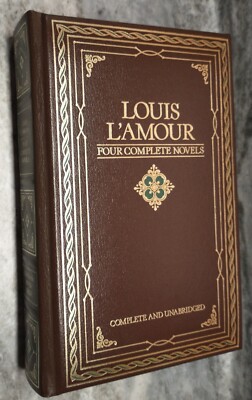 Louis L'Amour Four Complete Novels Leather Bound-image