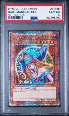 2024 YU-GI-OH! MP24-25TH ANV TIN: DUELING MIRRORS DARK MAGICIAN GIRL PSA 10-image