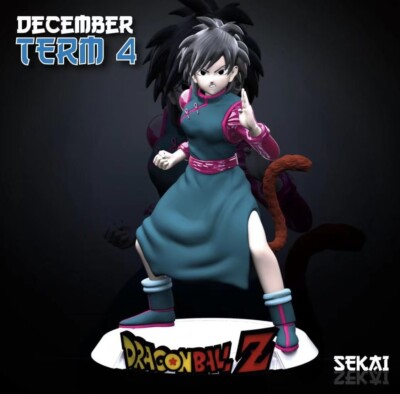 custom dragonball goku mother gine resin gk figure 20cm-image