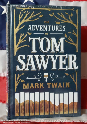 NEW SEALED The Adventures of Tom Sawyer by Mark Twain Bonded Leather HARDCOVER-image