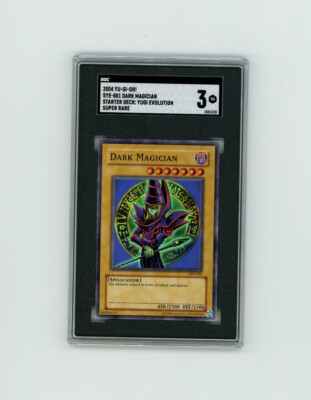 2004 Yu-Gi-Oh! SUPER RARE SYE-001 DARK MAGICIAN HOLO! Authentic GRADED SGC -image