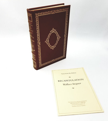 Recapitulation by Wallace Stegner - 1979 Franklin Library-image