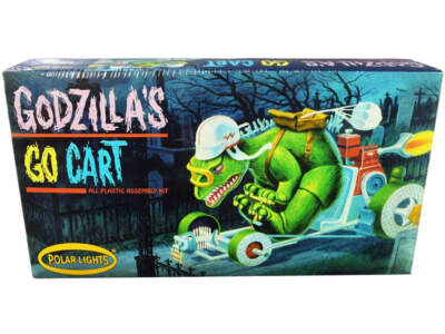 Skill 2 Model Kit Godzilla's Go Cart Model Kit by Polar Lights-image