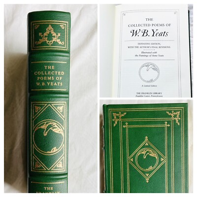 W.B. Yeats Collected Poems Franklin Library 1979, Illustrated, Limited Ed.-image