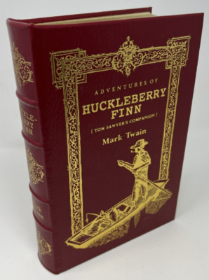 EASTON PRESS: Adventures of Huckleberry Finn by Mark Twain - 1994 Leather HC-image