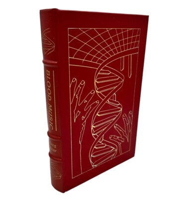 Blood Music by Greg Bear Red Leather Easton Press Collectible Science Fiction-image
