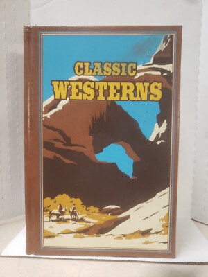 Classic Westerns by Owen Wister Leather-bound Classics Gift Book Collectable-image