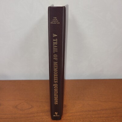 A Trail Of Memories: Quotations by Louis L'Amour (Vtg Leatherette Coll, Bantam)-image