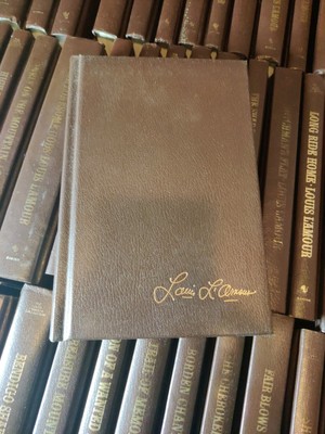 Louis L'Amour Collection - Lot of 45 Leatherette Books Vintage -image